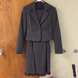 2pc Brown Dress Suit